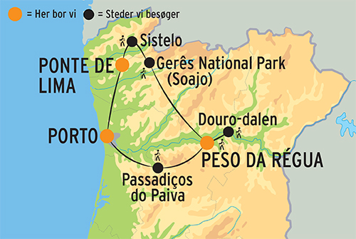 Vandringer i det nordlige Portugal